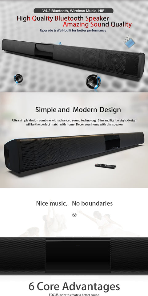 Best TV Bluetooth Soundbar Wireless