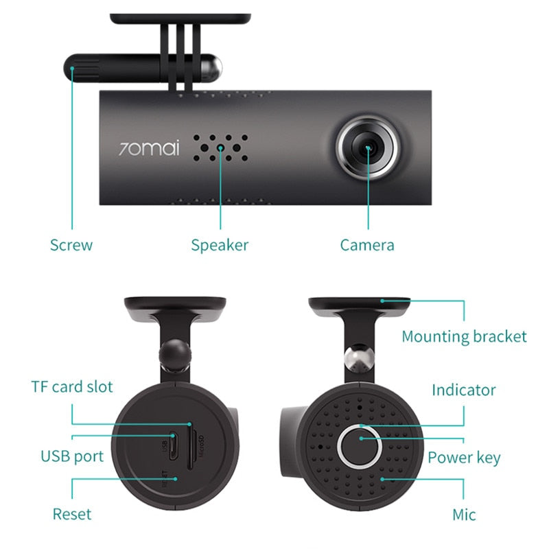 Smart Dash Cam HD 1080p - Rated Best Car Camera Recorder 2019