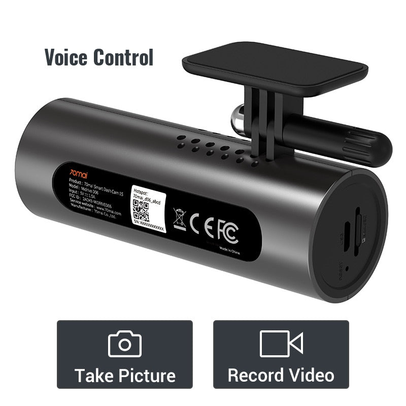 Smart Dash Cam HD 1080p - Rated Best Car Camera Recorder 2019