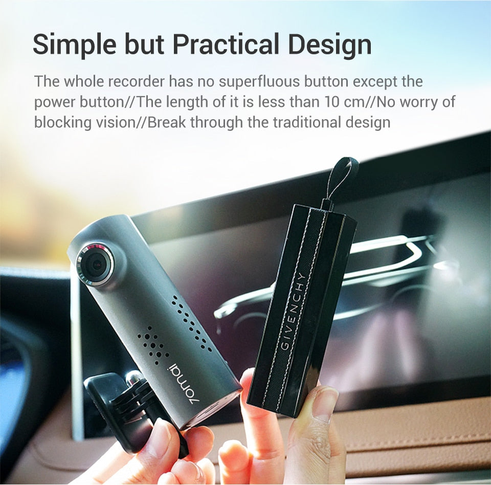 Smart Dash Cam HD 1080p - Rated Best Car Camera Recorder 2019