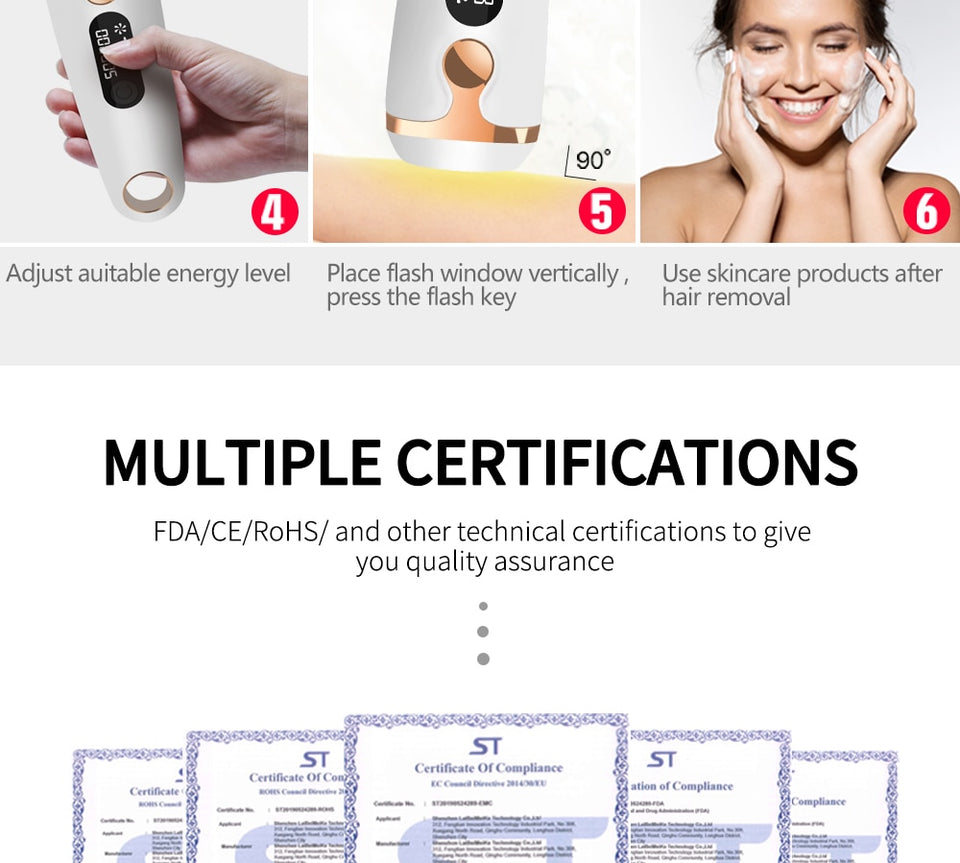 Best Laser Epilator Hair Removal Device At Home Machine